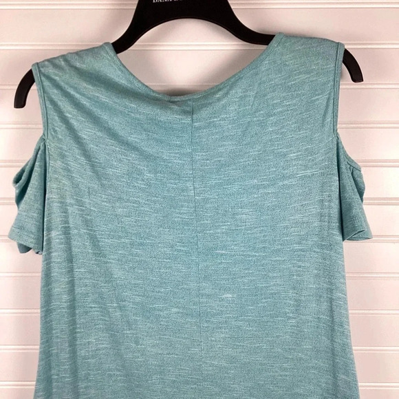 Soft Surroundings NWT Destin Cold Shoulder Knit Midi Dress Size PM - Picture 10 of 12